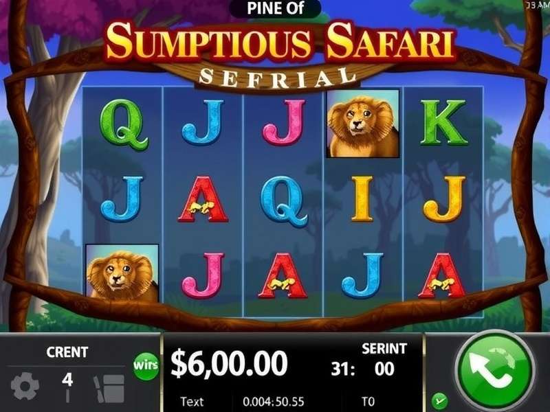 Sumptuous Safari Game Screenshot